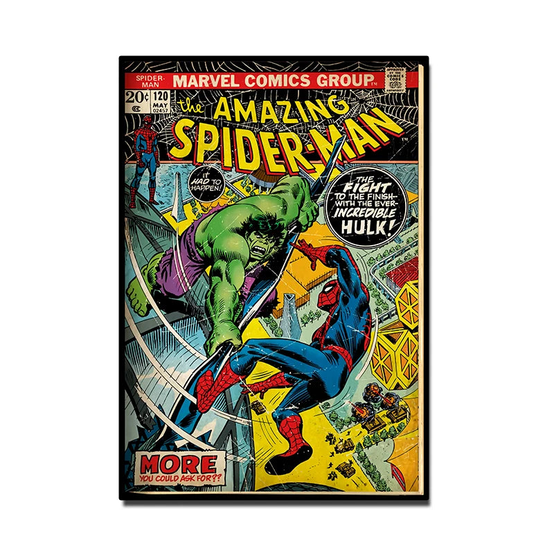 Tableau Spider-Man Comic Vintage