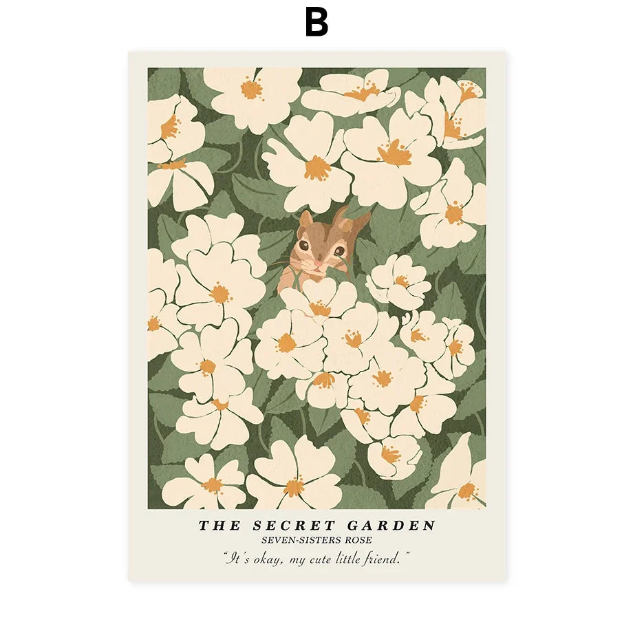 Tableau Design Fleur Clair