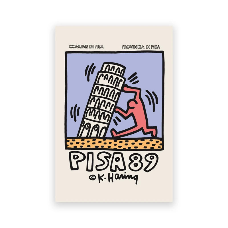 Tableau Pop Art Keith Haring