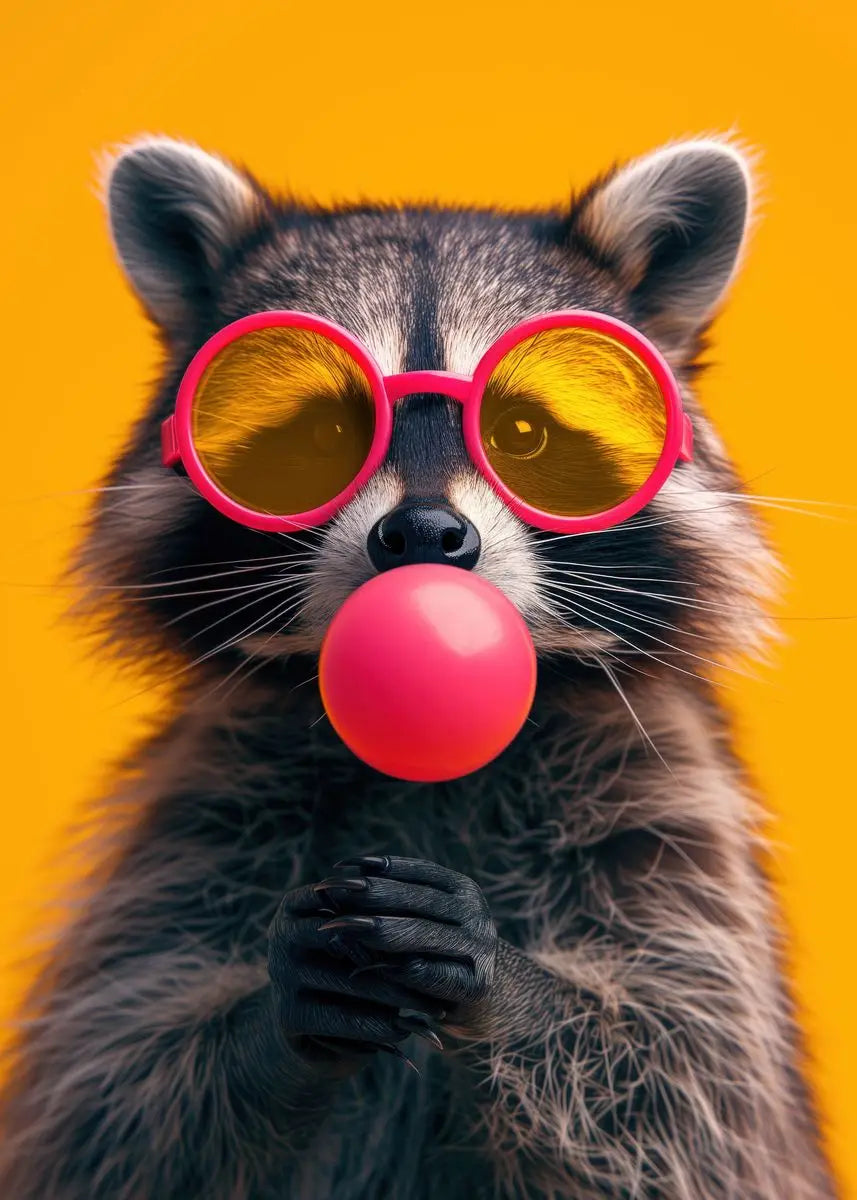 Tableau Animaux Pop Art Lunettes