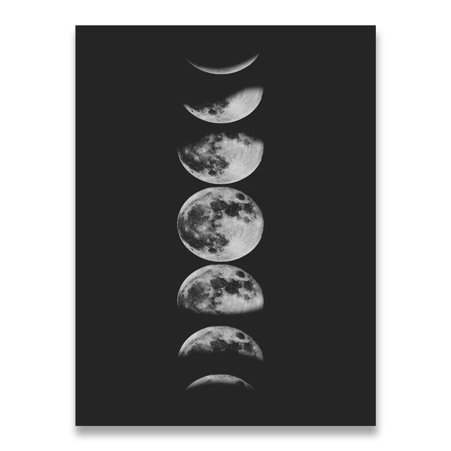 Tableau Phases Lunaires Forêt