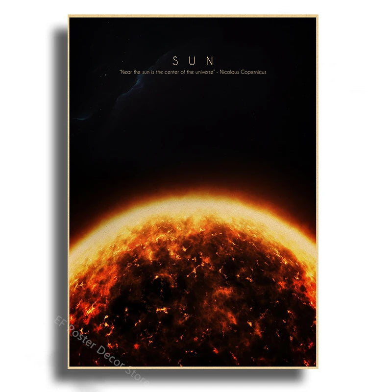 Tableau Cosmos Rouge Mystique