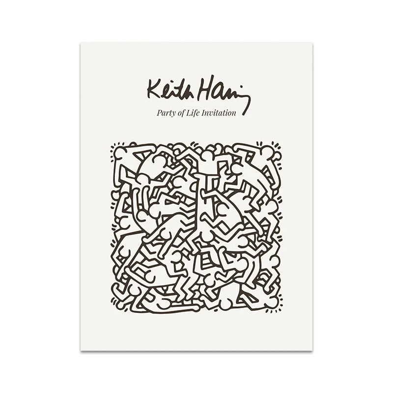 Tableau Pop Art Silhouettes Dansantes