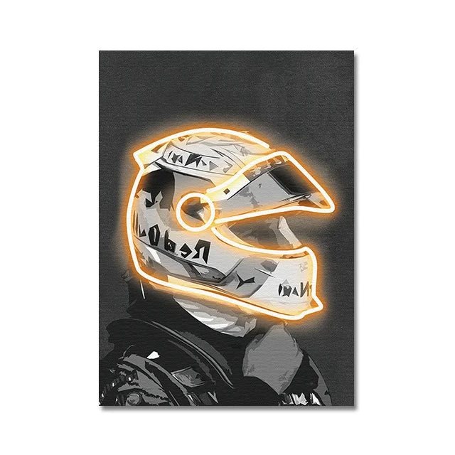 Tableau Pilotes Course Néon