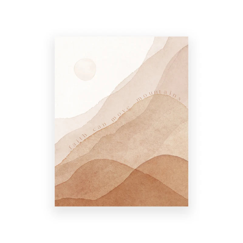 Tableau Aquarelle Abstrait Beige