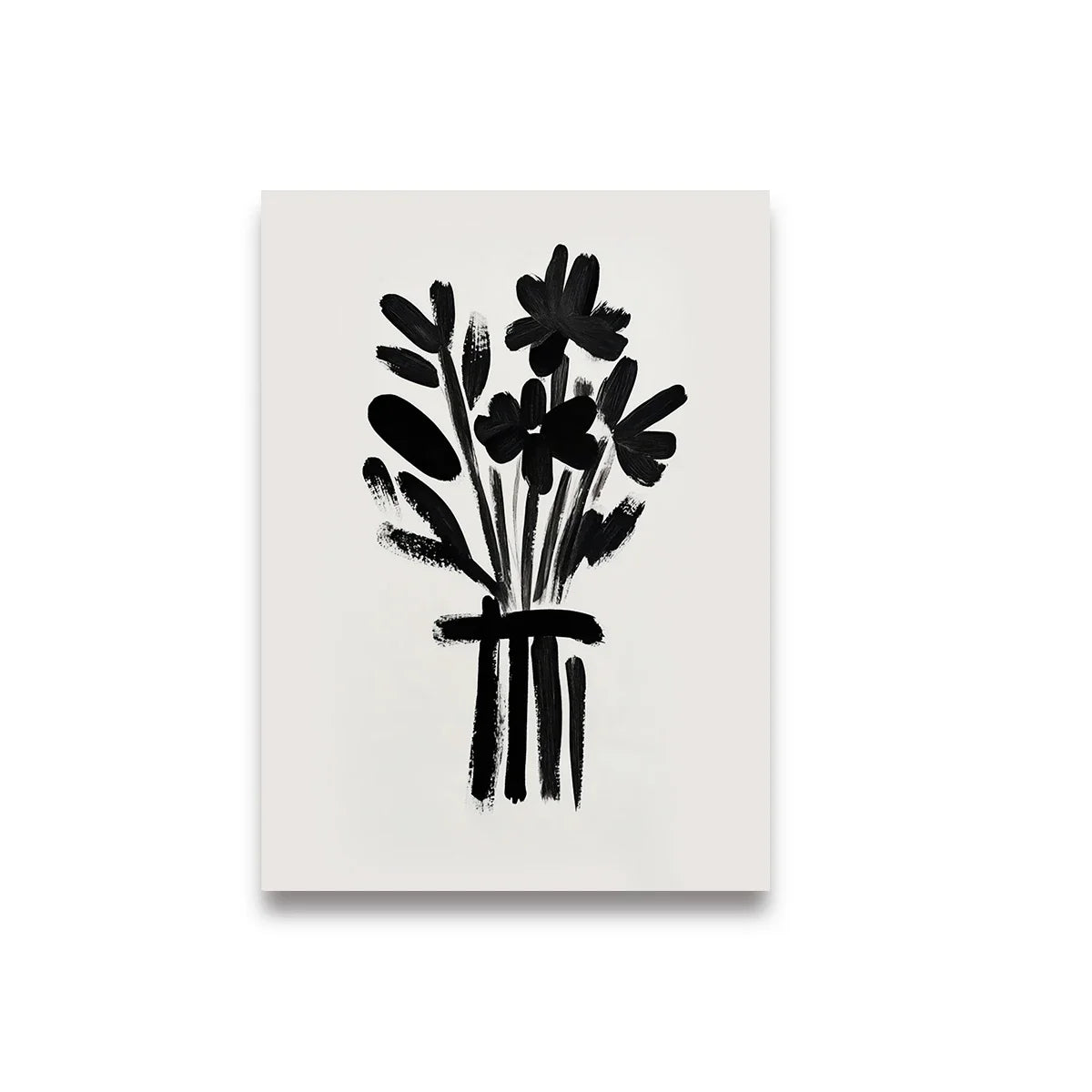 Tableau Dessin Linéaire Floral