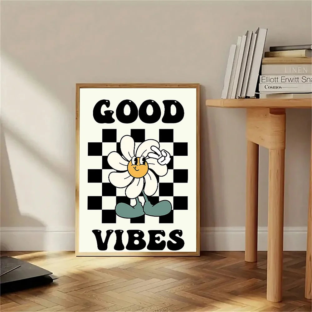 Tableau Pop Art Citations Roses