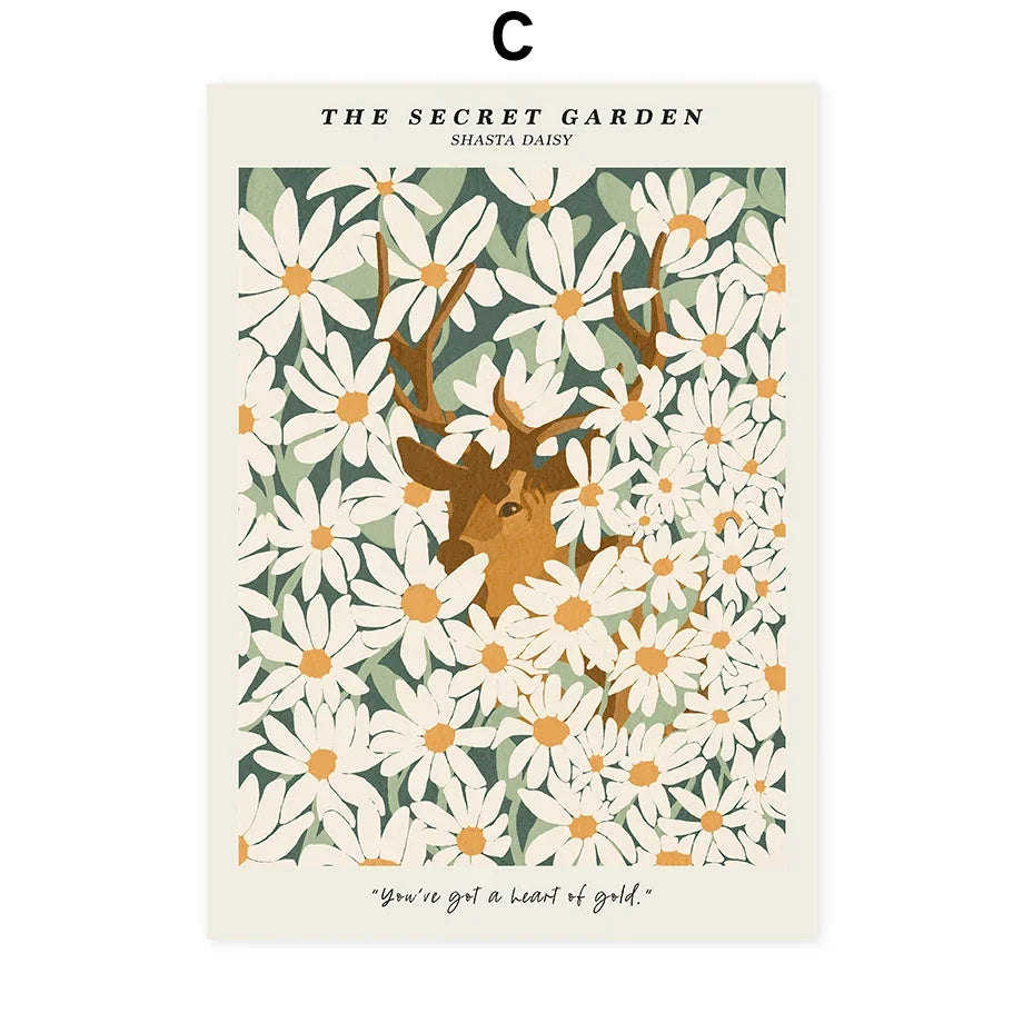 Tableau Design Fleur Clair