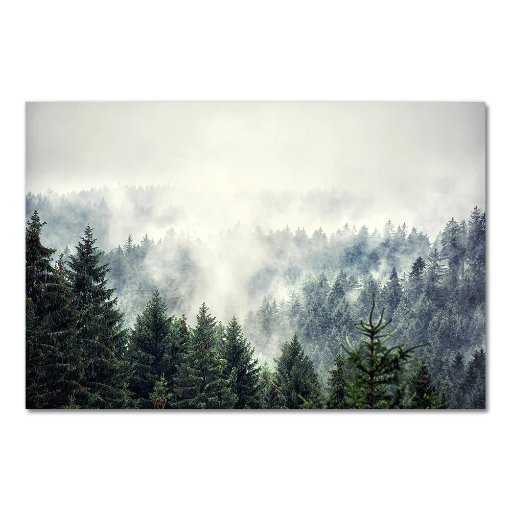 Tableau Lac Montagne Nordique