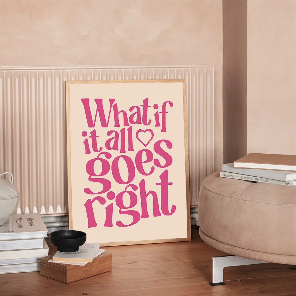 Tableau Pop Art Citations Roses