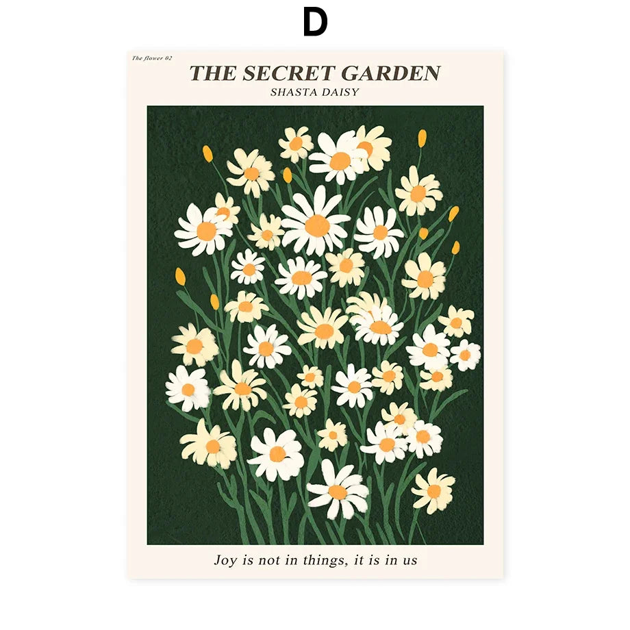 Tableau Design Fleur Clair