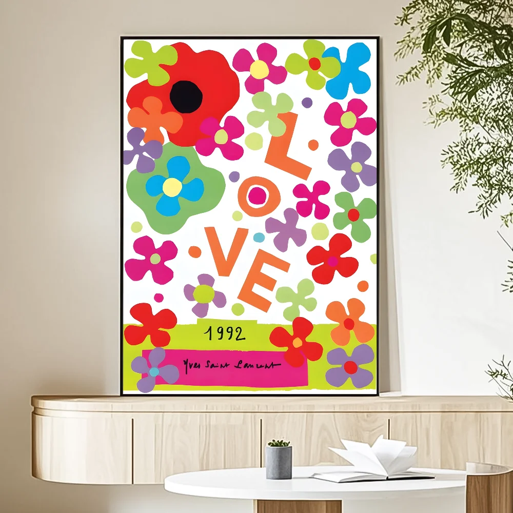 Tableau Logo Yves Saint Laurent Pop Art