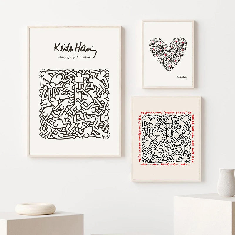 Tableau Pop Art Silhouettes Dansantes