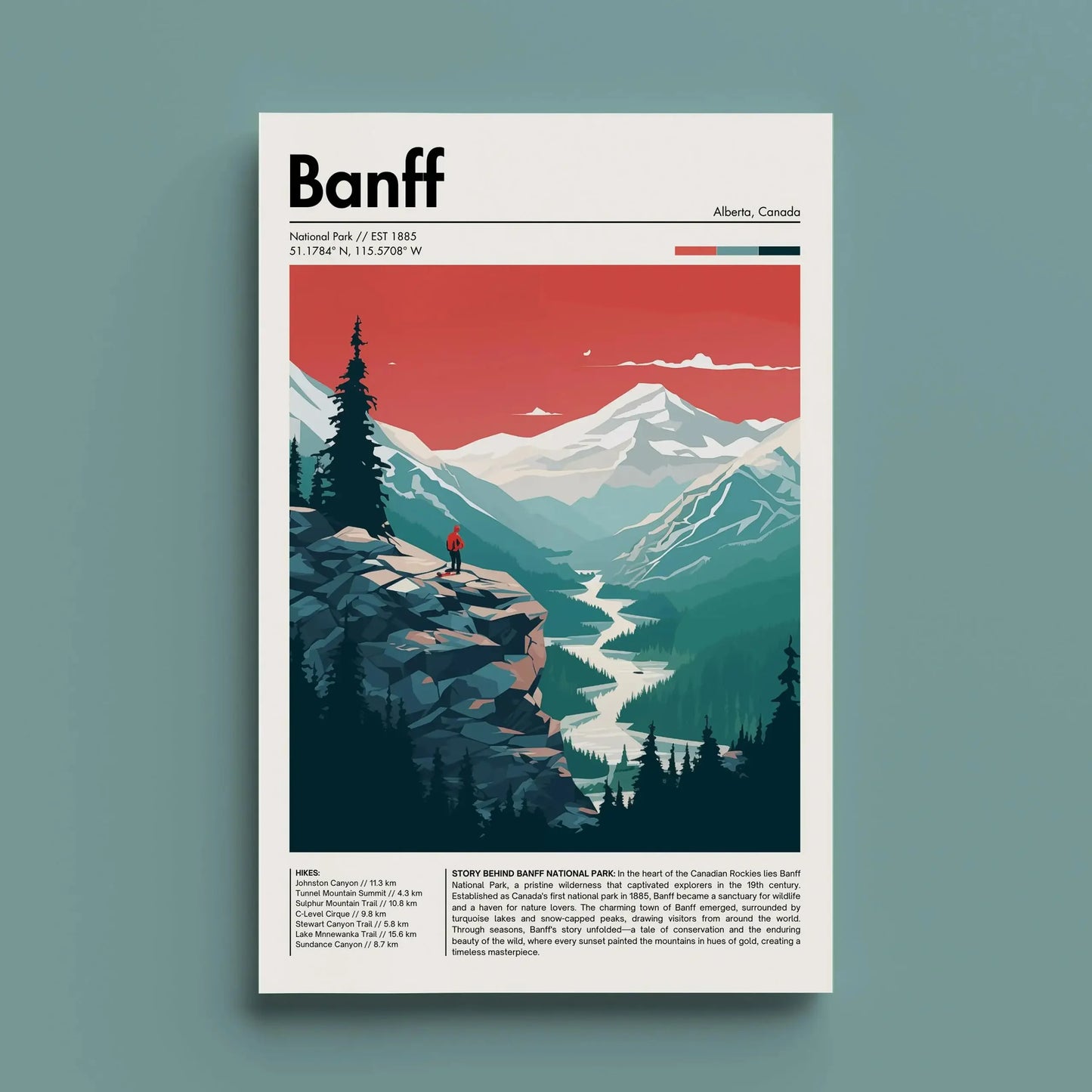 Tableau Montagne Pantagonia