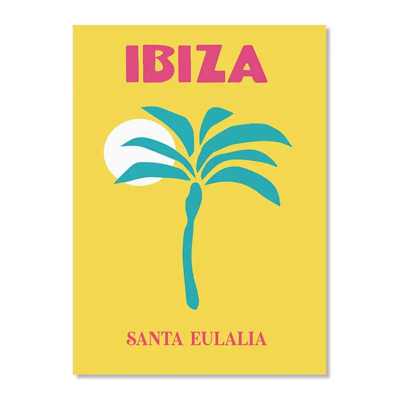 Tableau Vintage Voyage Méditerranée