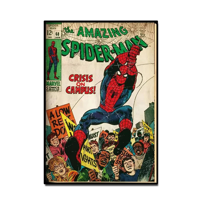 Tableau Spider-Man Comic Vintage