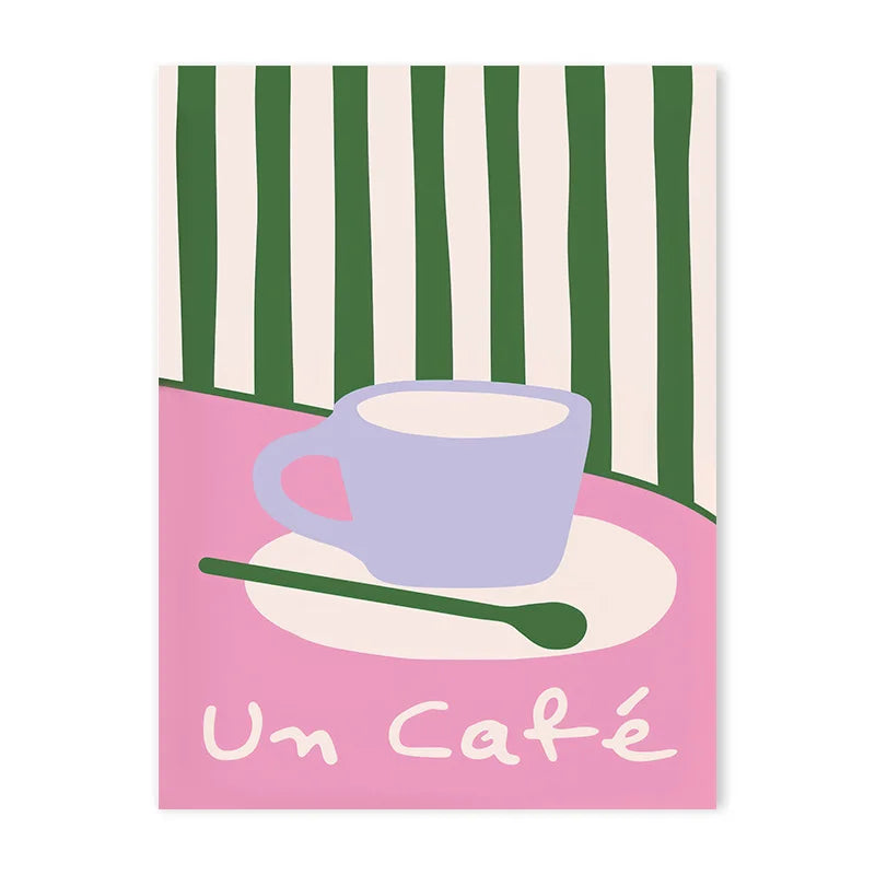 Tableau Slogans Gourmands Pastel