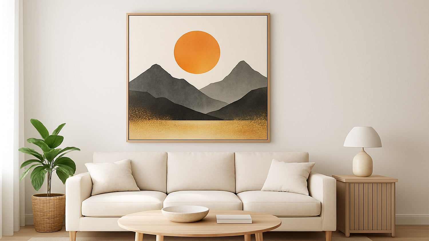 Tableau Salon Bannière