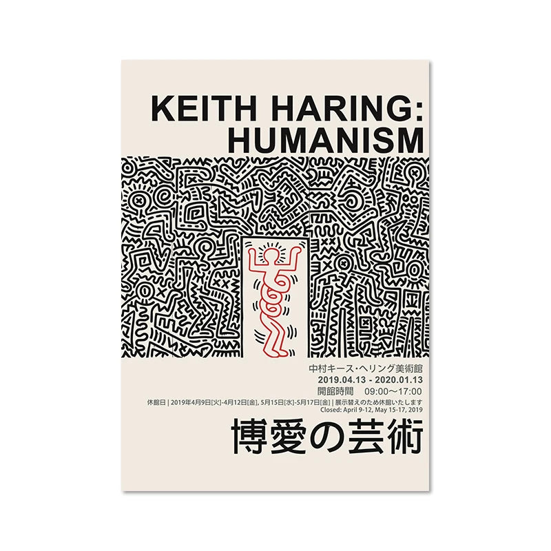 Tableau Keith Haring Humanism