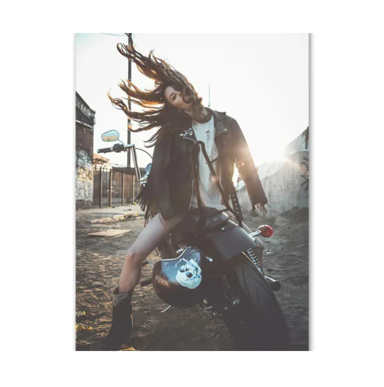 Tableau Motard Photographie