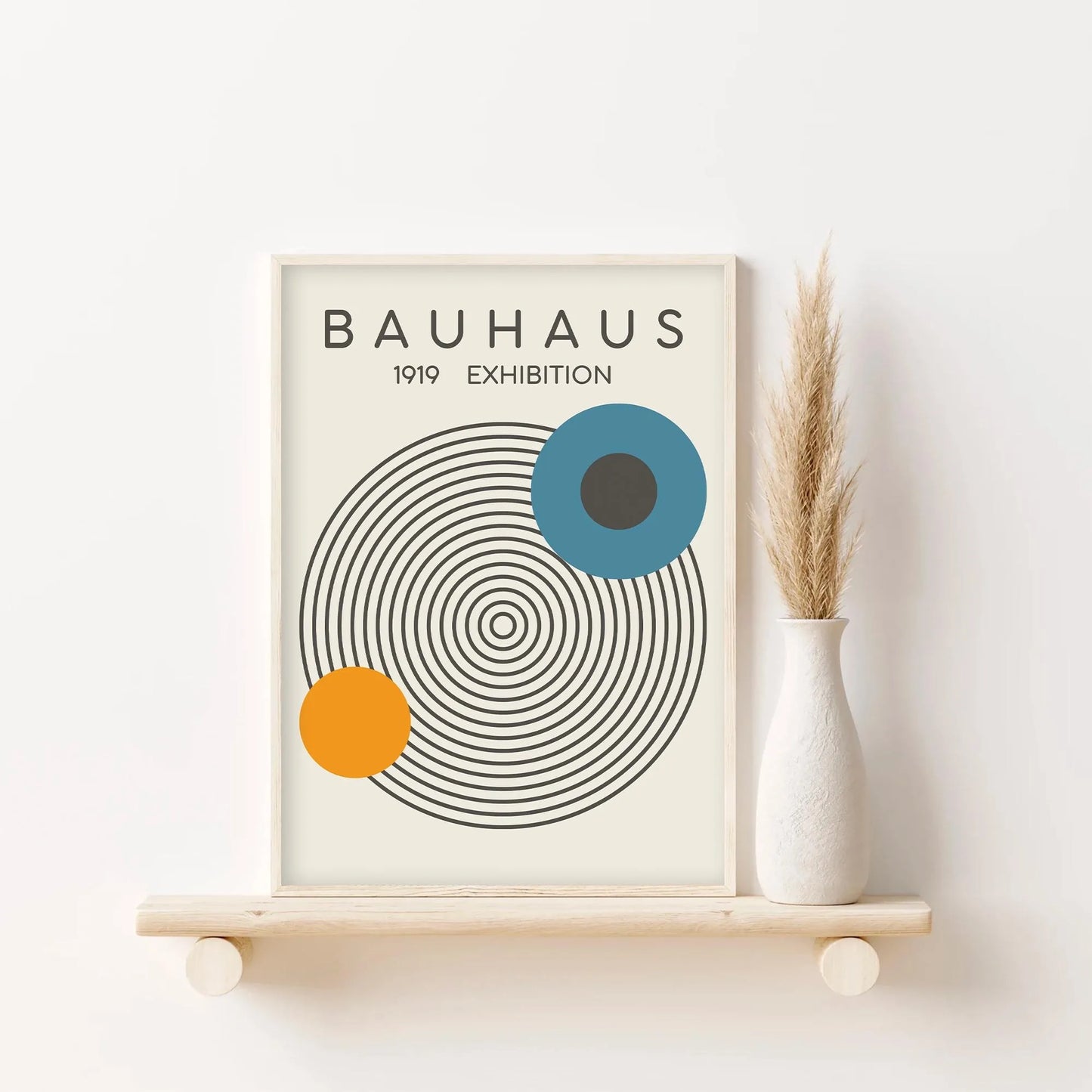 Tableau Bauhaus Abstrait
