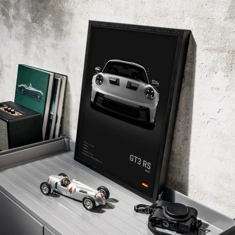 Tableau Porsche GT3 RS Minimaliste