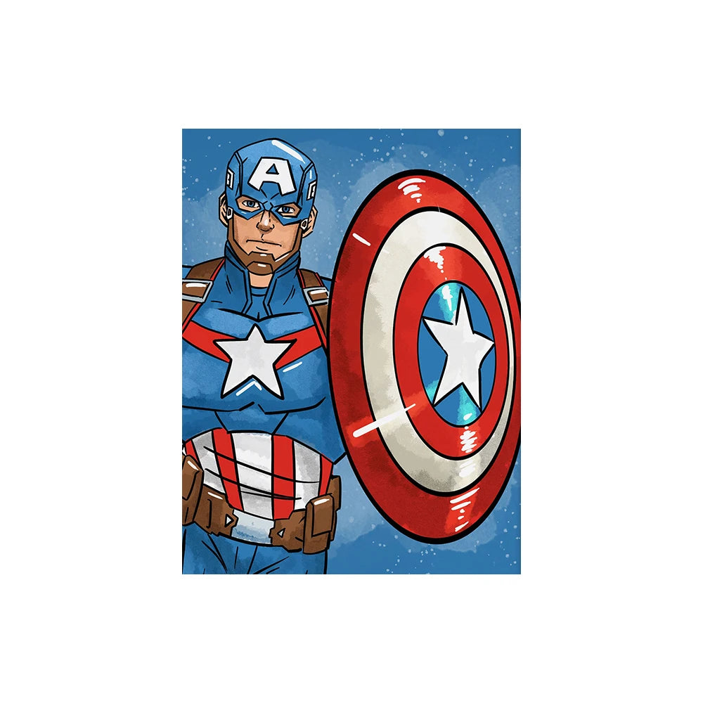 Tableau Pop Art Super-Héros Marvel