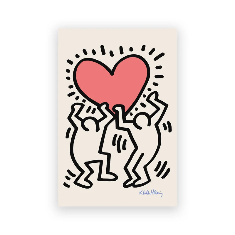 Tableau Pop Art Keith Haring