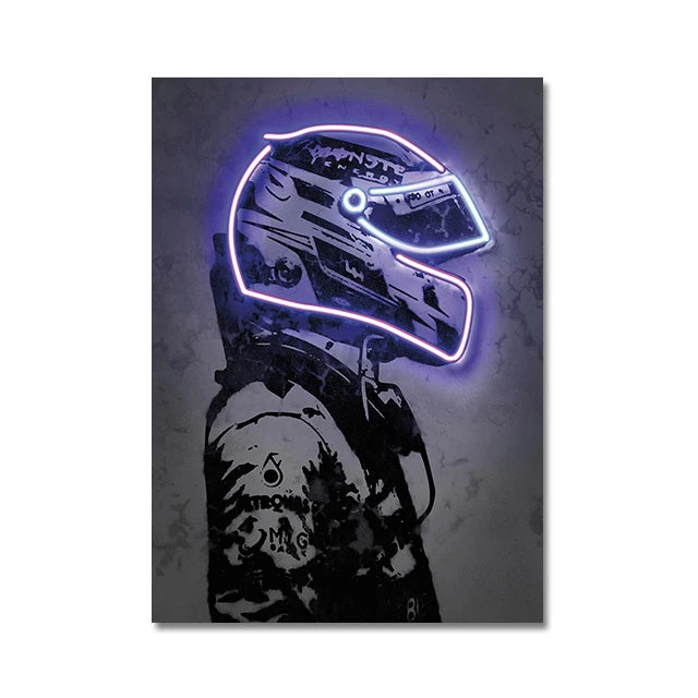 Tableau Pilotes Course Néon