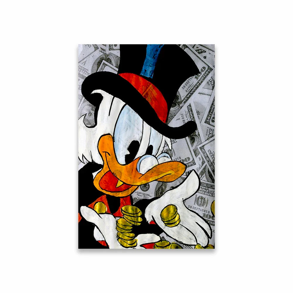 Tableau Donald Duck Graffiti