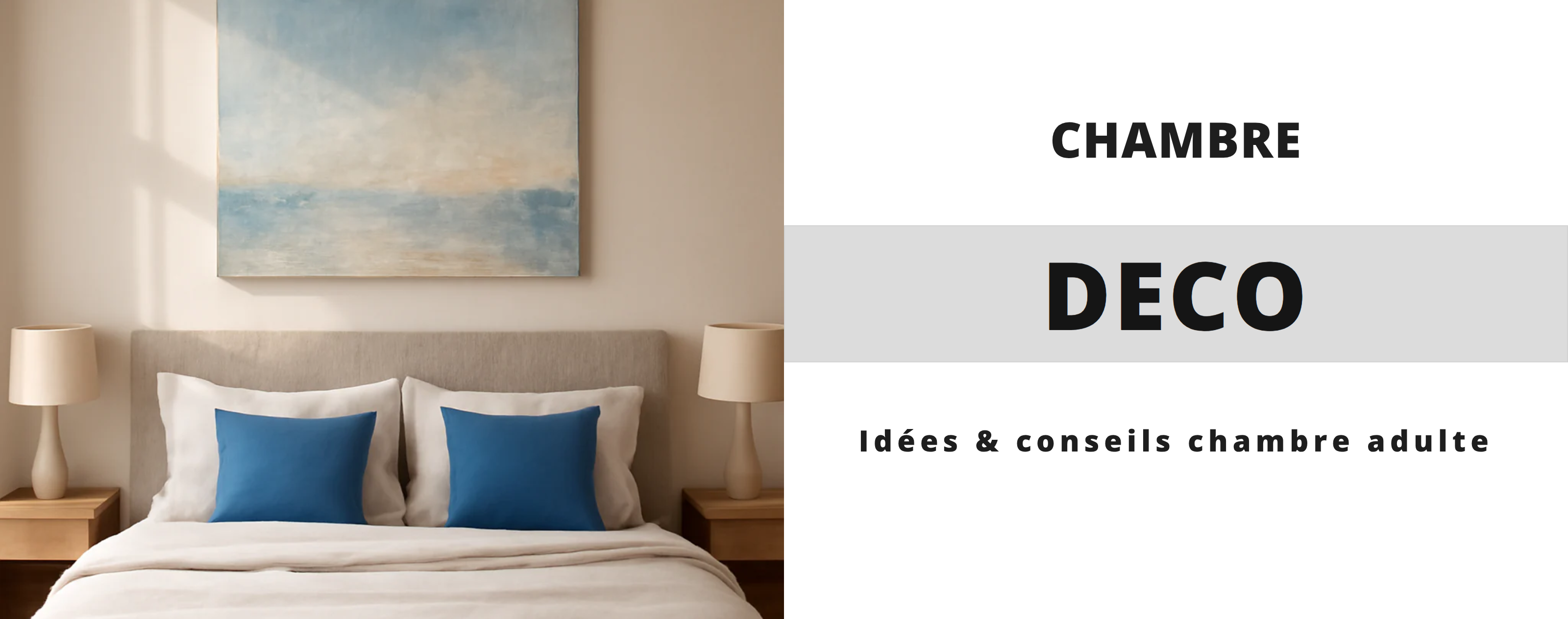 Tableau chambre à coucher adulte : idées et conseils déco Image