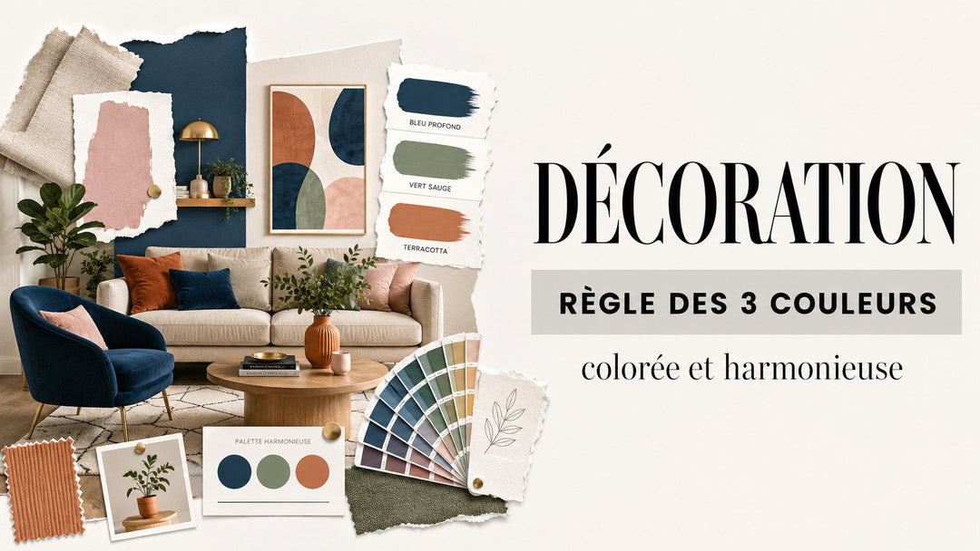 Décoration Coloré : La règle des 3 Couleurs