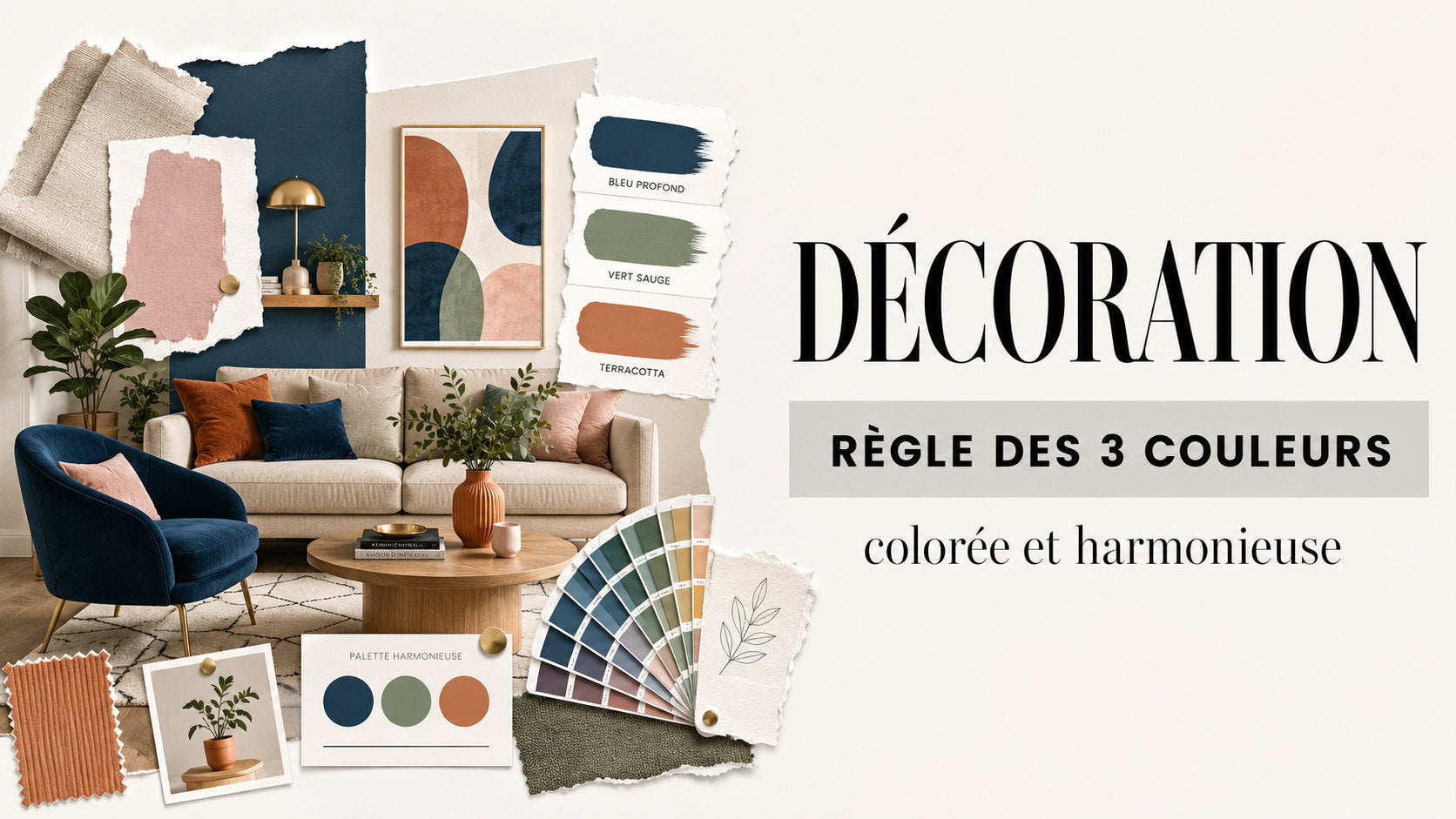 Décoration Coloré : La règle des 3 Couleurs Image