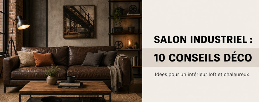 Salon Industriel : 10 Conseils Déco Image