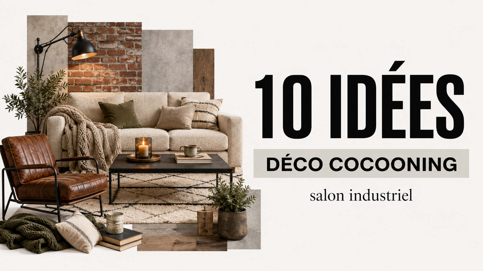 10 Idées de Déco Cocooning pour Salon Industriel Image