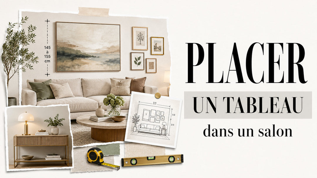Où placer un tableau dans un salon ?