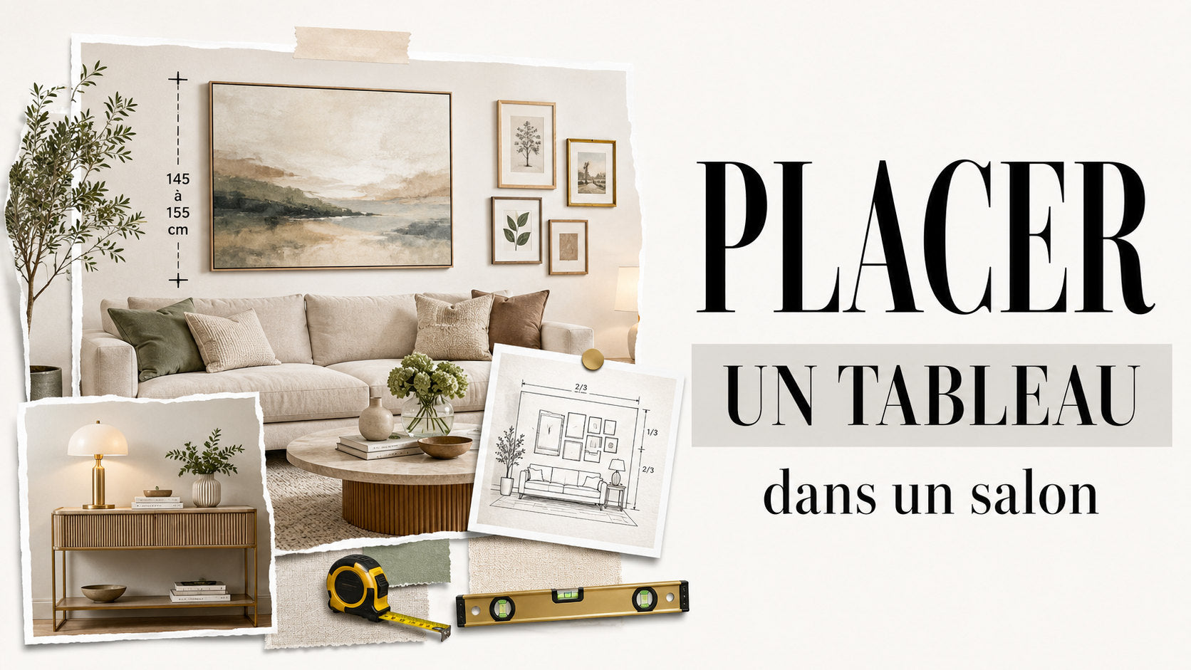 Où placer un tableau dans un salon ? Image