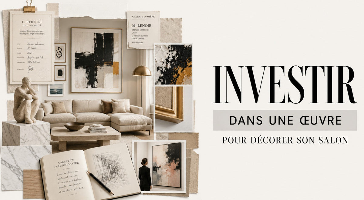 Pourquoi investir dans une œuvre pour décorer son salon Image