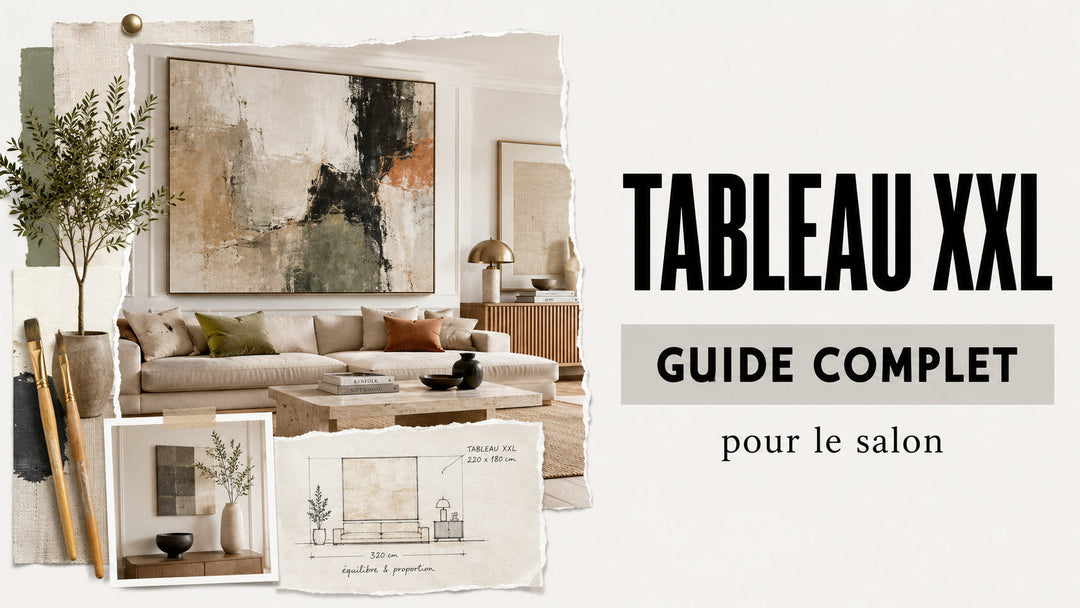 Tableau salon XXL : guide complet