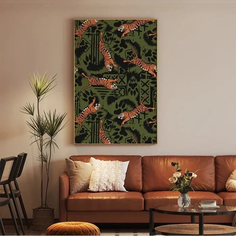 Tableau Mouton Orange