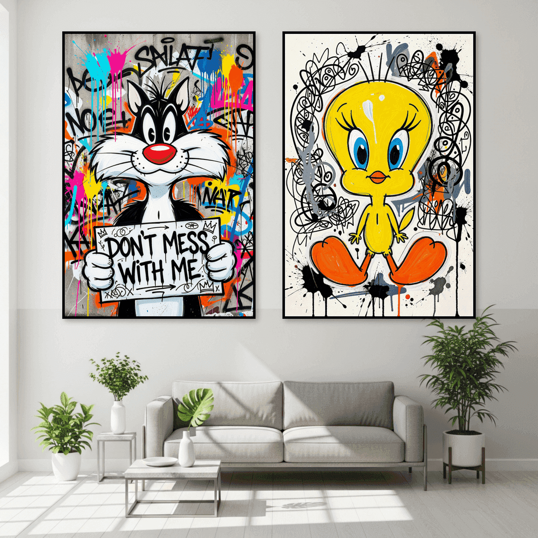 Tableau Titi Grosminet Dessin