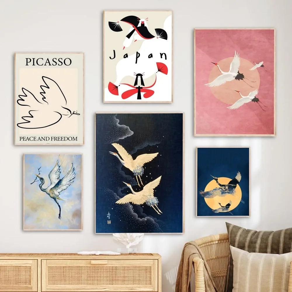 Tableau Colombe Picasso Abstrait