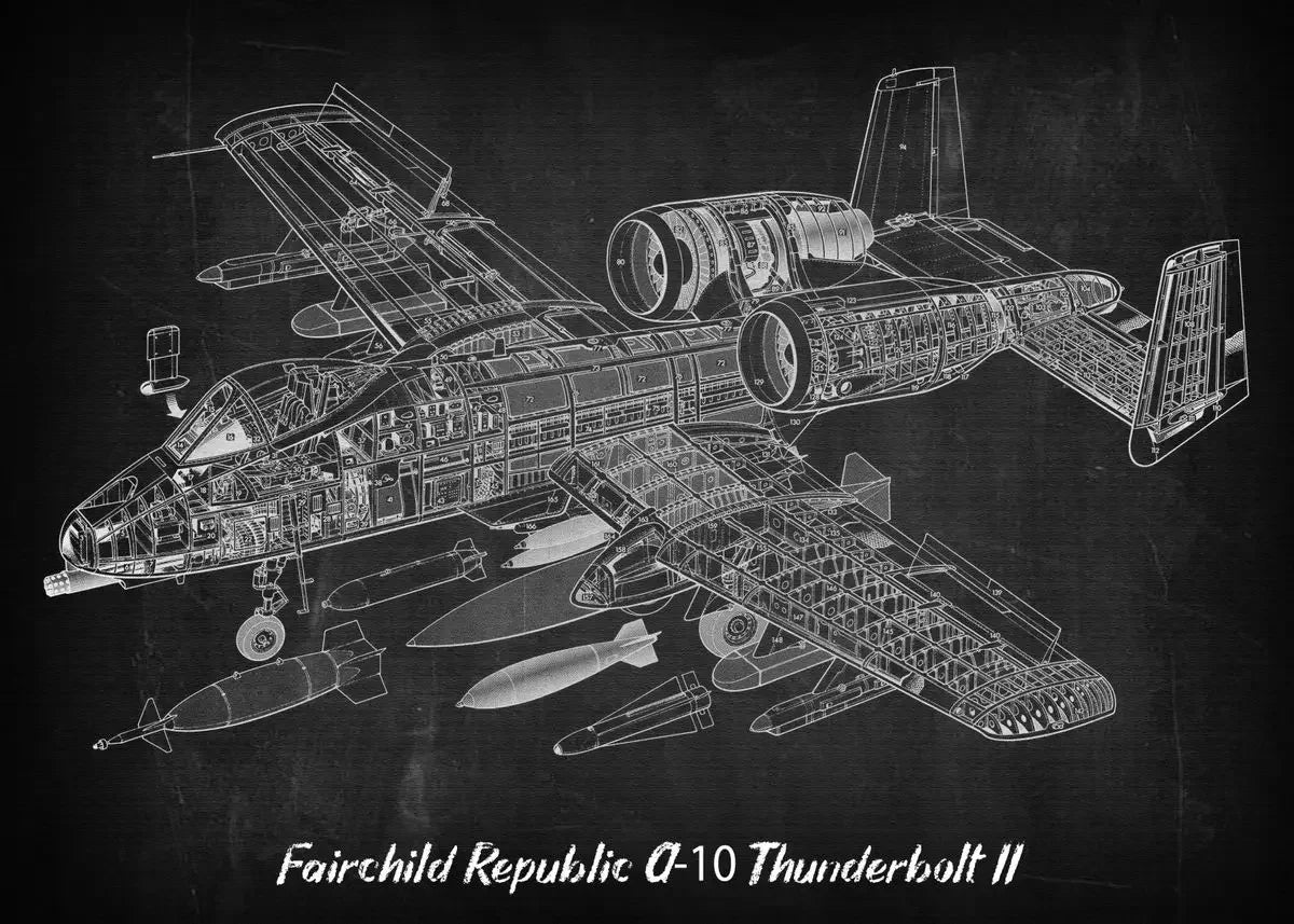 Tableau Schémas Techniques Avions