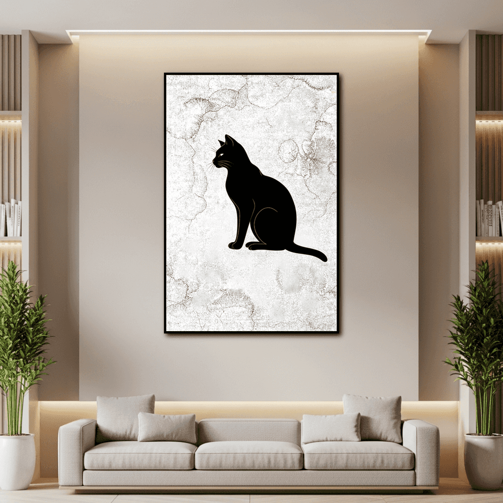 Tableau Silhouette Chat