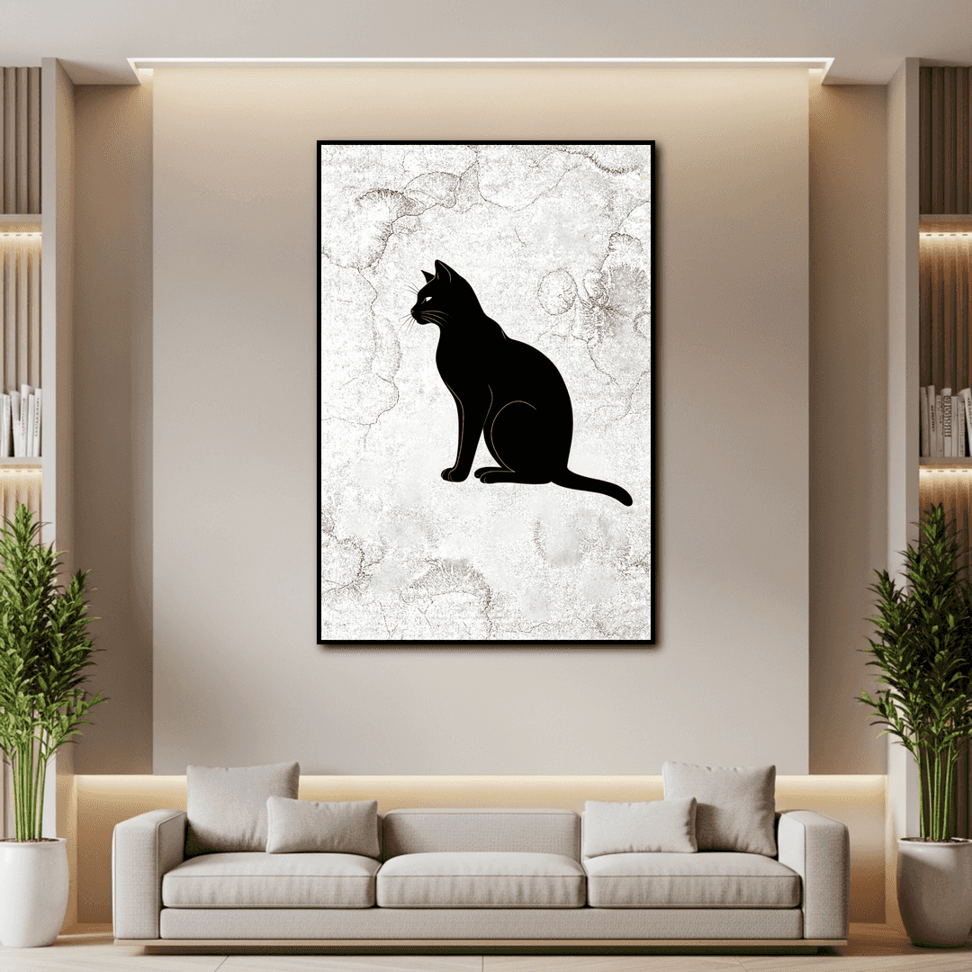 Tableau Silhouette Chat