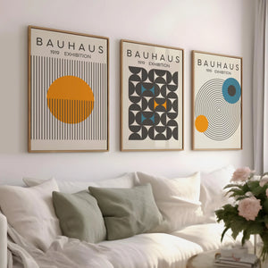 Tableau Bauhaus Abstrait