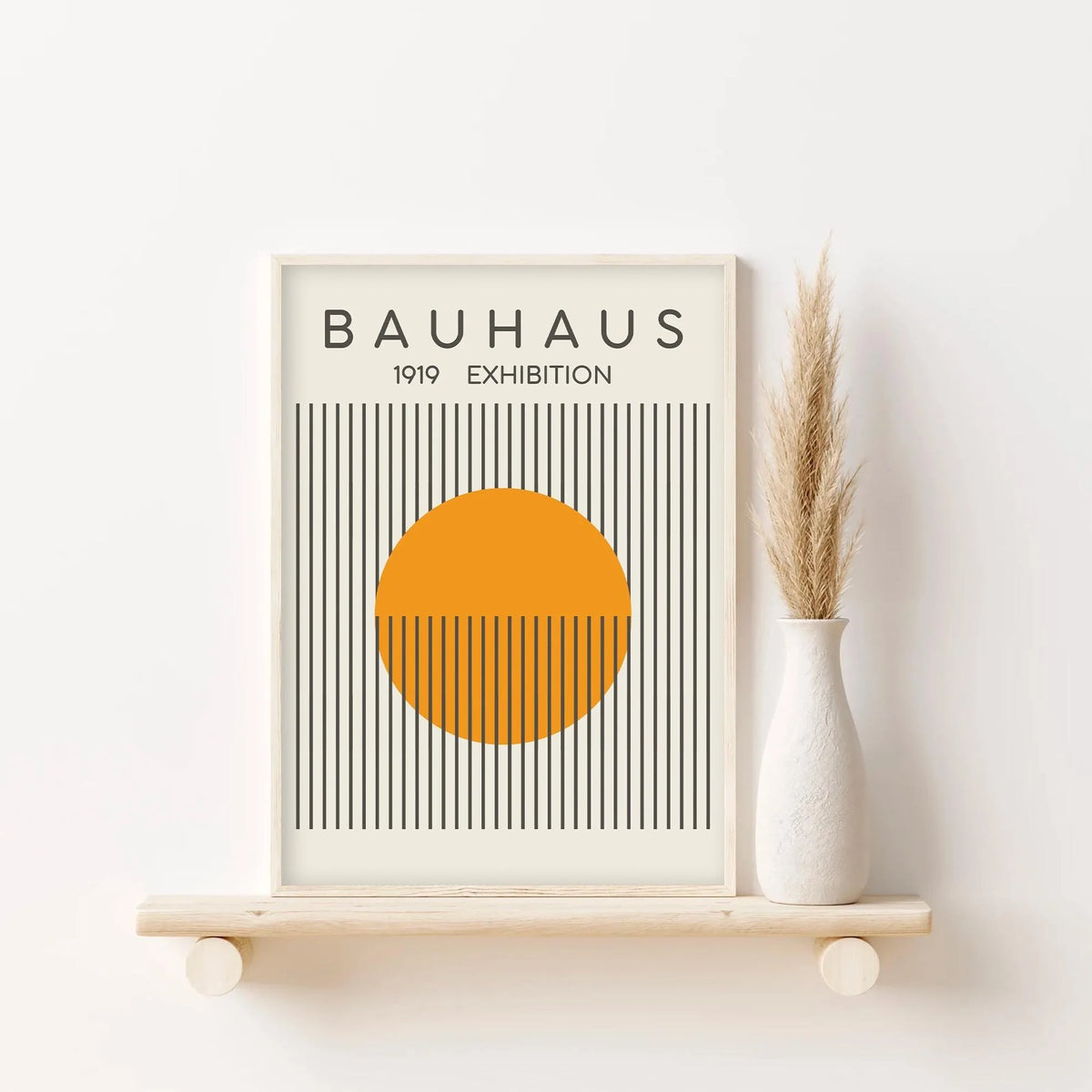 Tableau Bauhaus Abstrait