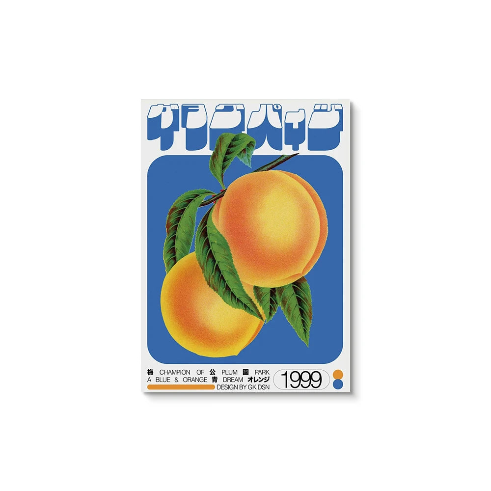 Tableau Design Fruits Vintage