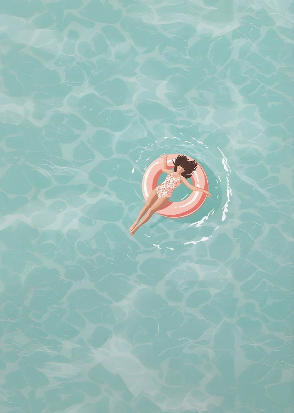 Tableau Plage Vue Plongée