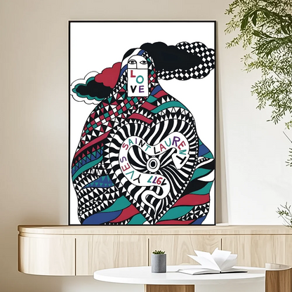 Tableau Logo Yves Saint Laurent Pop Art